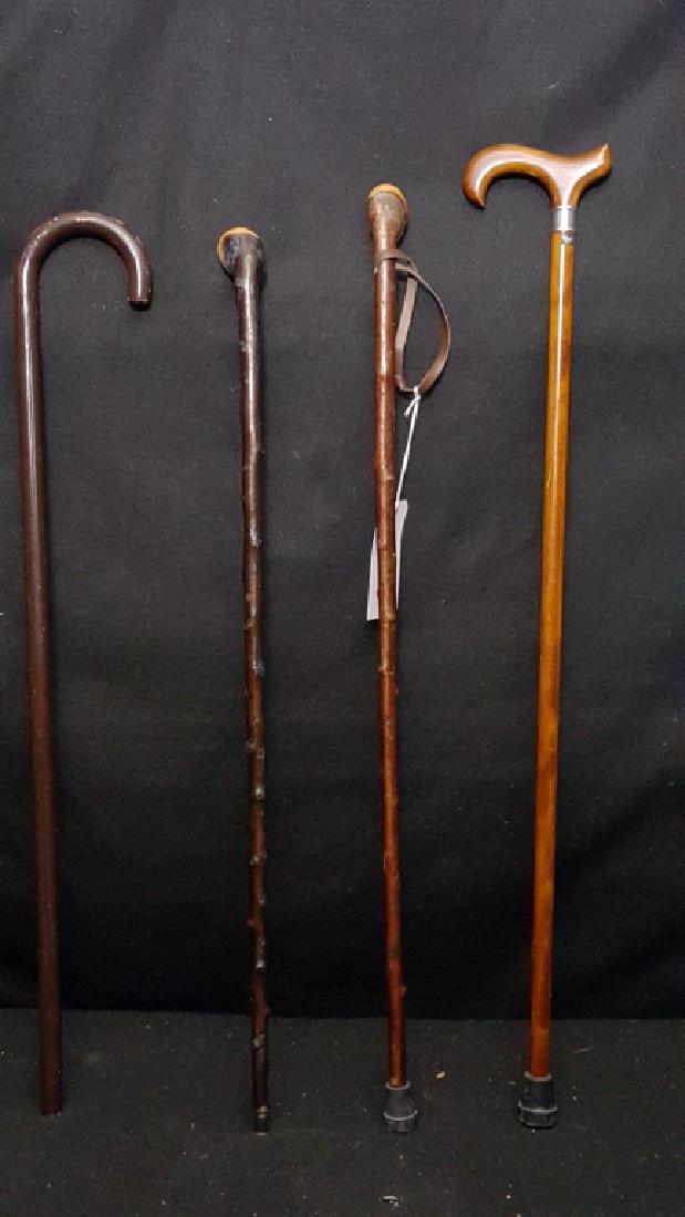 (2) Genuine Irish Blackthorn Shillelaghs & Canes (1 of 4)
