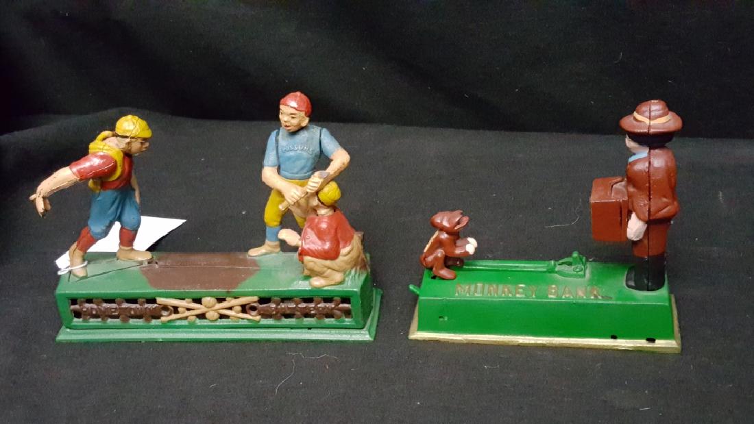 Two Reproduction Mechanical Banks (1 of 2)