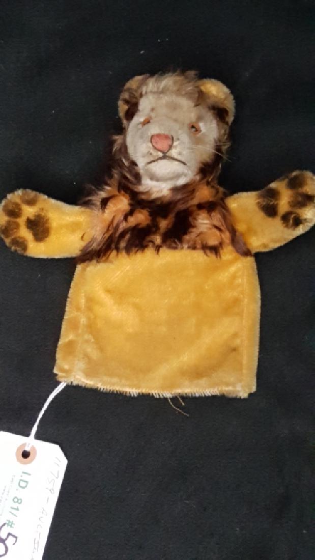 Vintage Steiff Lion Hand Puppet (1 of 1)