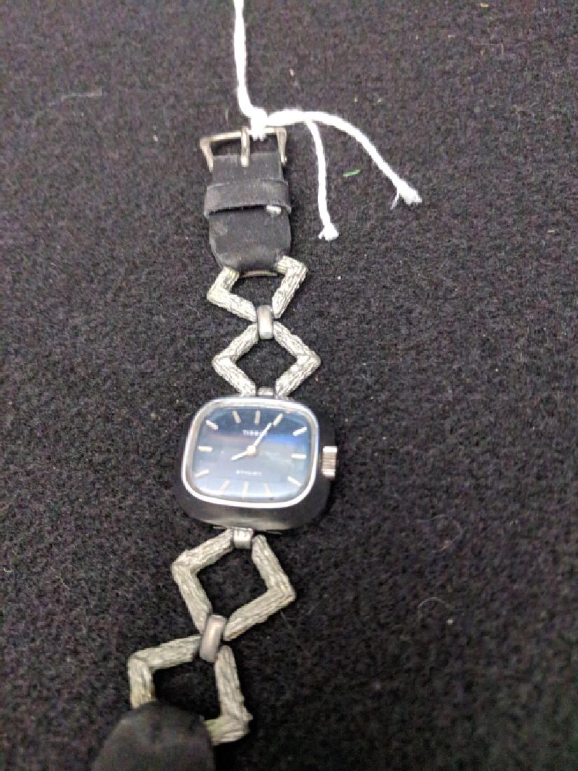 Vintage Tissot "Stylist" Wrist Watch: Watch face appx. 1" diameter.