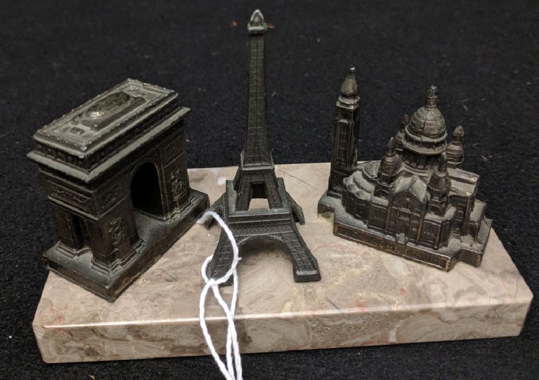 Vintage French Paperweight With Monuments (1 of 7)