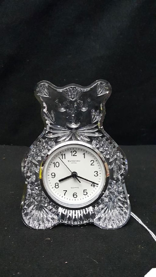 Waterford Crystal Bear Desk Clock