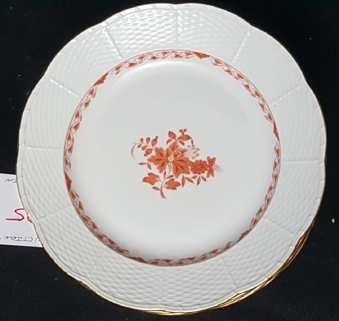 Set of 12 Meissen Dinner Plates 10" (1 of 3)