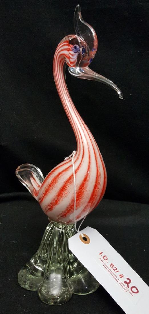 Large Mid Century Murano Bird (1 of 2)