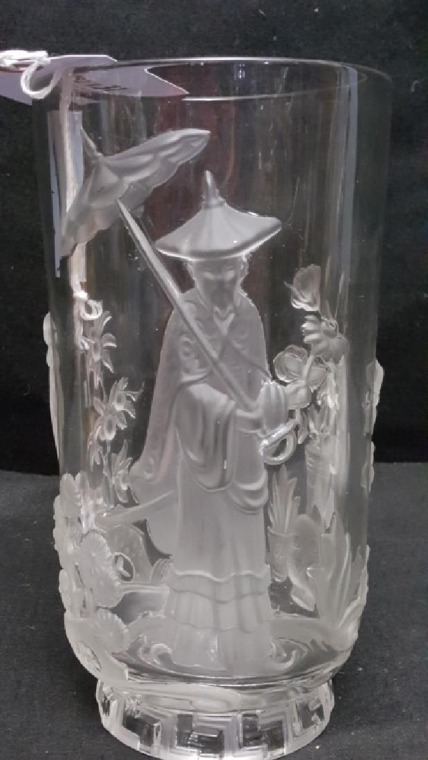 Mid Century Verlys Mandarin Vase / Floral Garden (1 of 4)