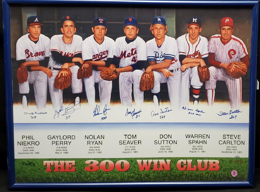 Doo Soh "The 300 Win Club" Autographed on Litho (1 of 20)