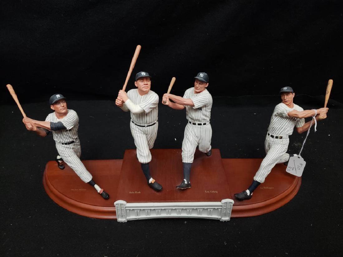 NY Yankees Danbury Mint: Ruth, Mantle, Gehrig, & (1 of 1)