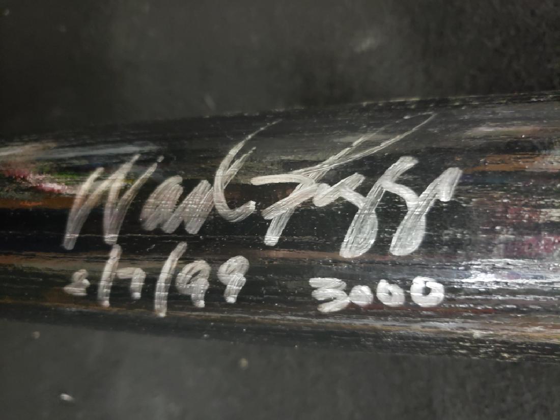 Autographed & Dated Wade Boggs 3000 Baseball Bat (1 of 5)
