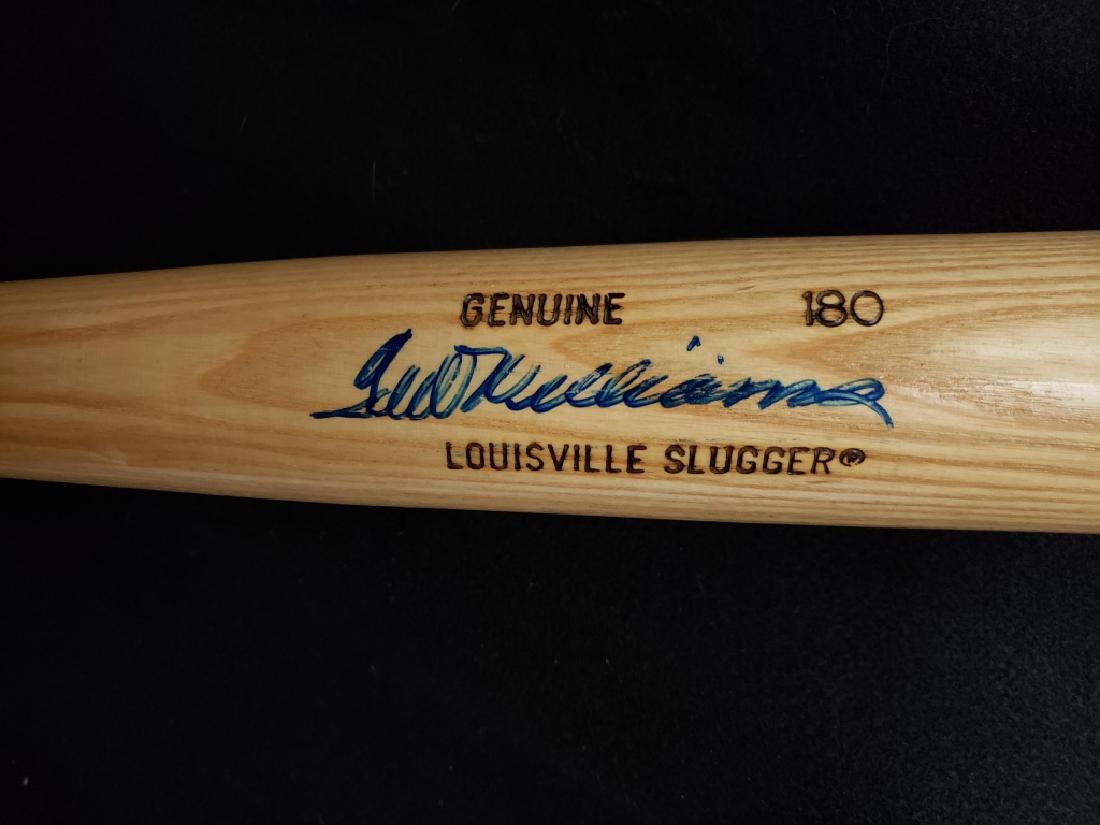 Red Sox Ted Williams Autographed Louisville Bat (1 of 3)
