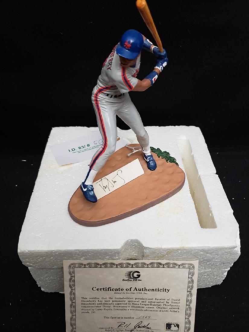 Darryl Strawberry Hand Signed Gartlan Figurine (1 of 5)