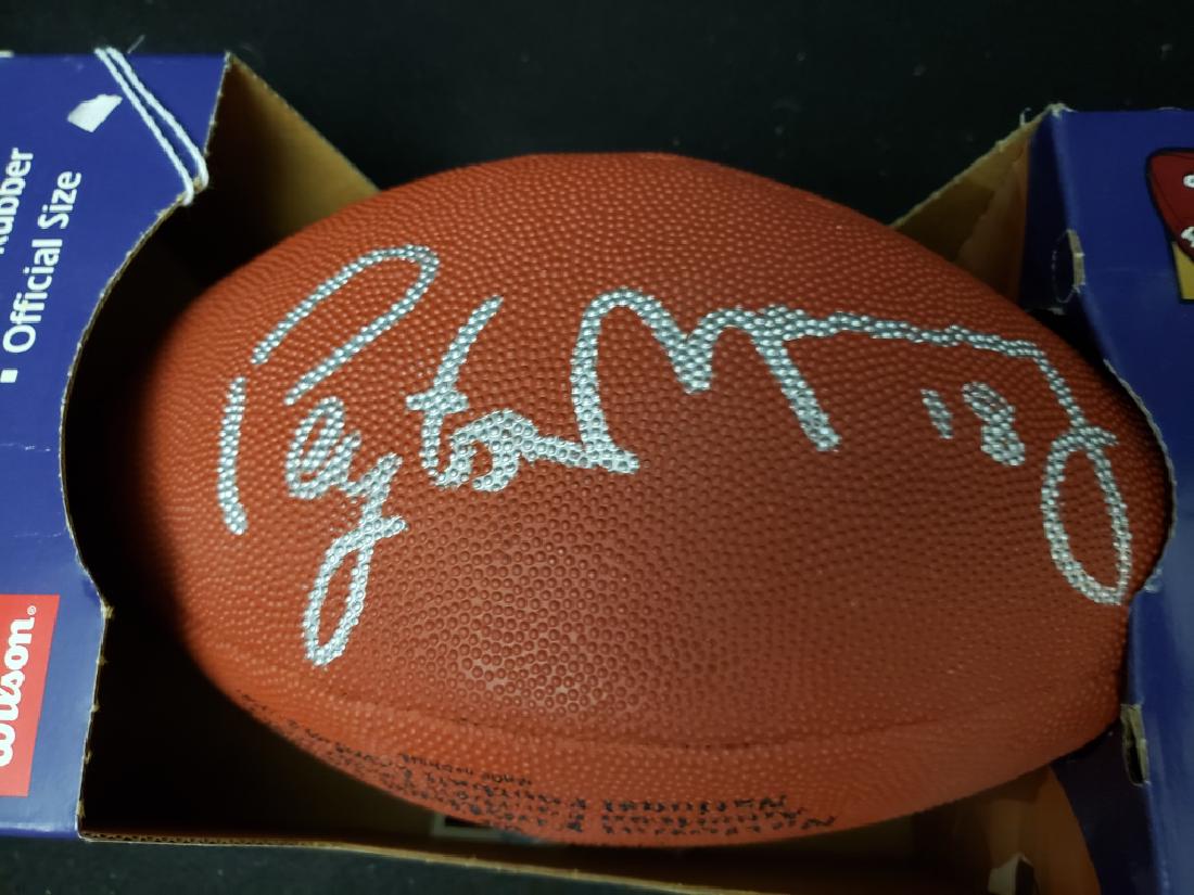 Peyton Manning #18 Autographed NFL Football (1 of 2)