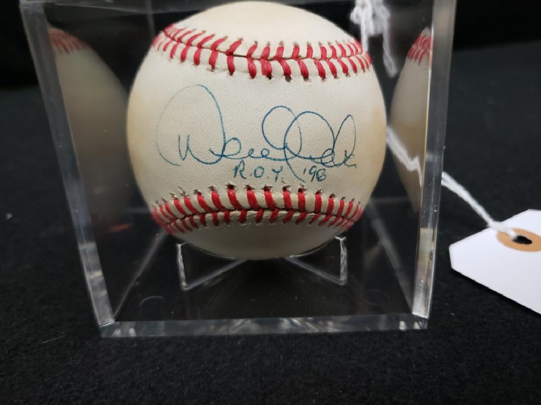 Derek Jeter Rookie of the Year Autographed Ball (1 of 3)