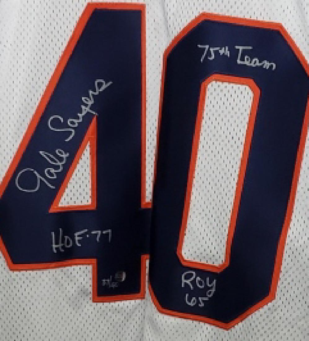 Gale Sayers Chicago Bears #40 Autographed Jersey COA (1 of 11)