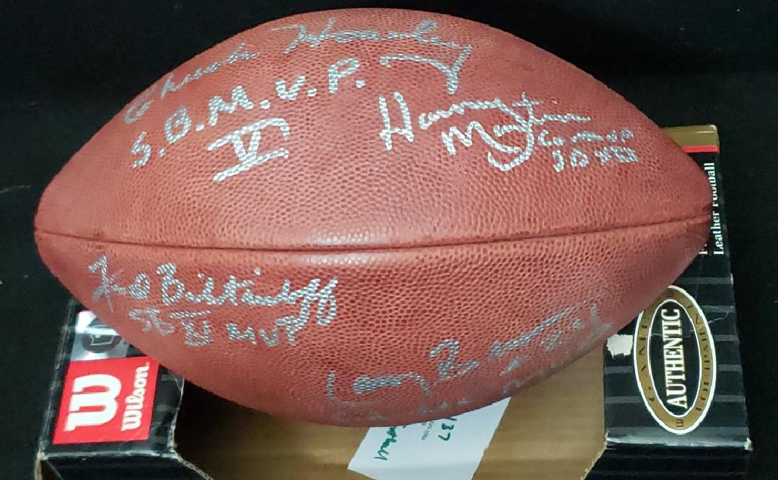 NFL SB MVP's Brown, Howley, Martin & Biletnikoff (1 of 3)