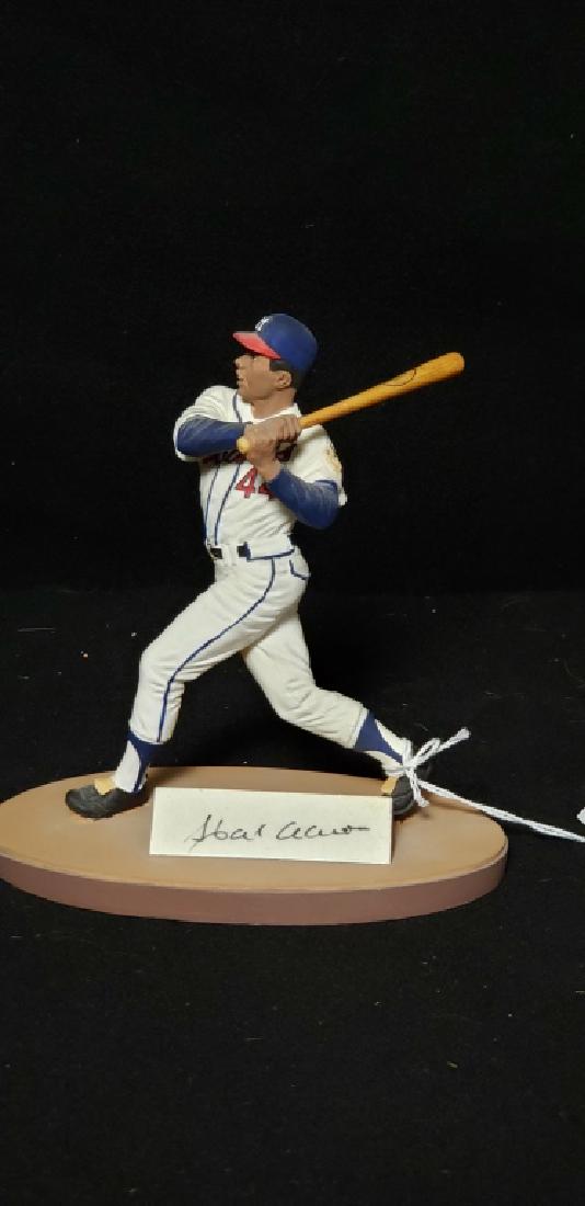 Hank Aaron Signed Limited Edition Gartlan Figurine (1 of 3)