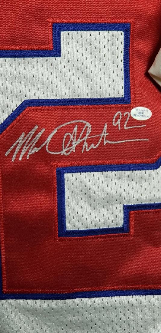 Michael Strahan #92 NY Giants Autographed Jersey COA (1 of 9)