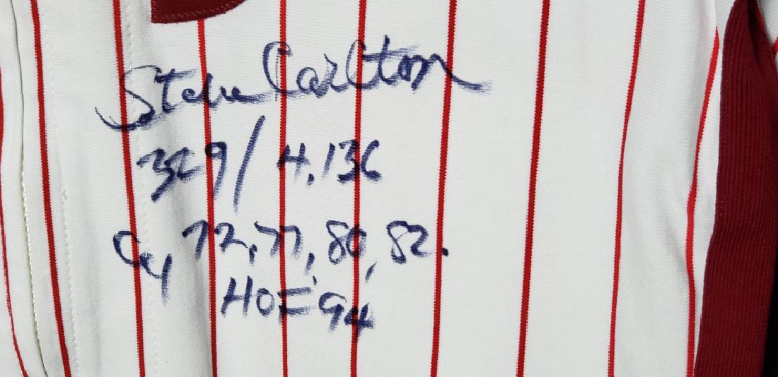 Steve Carlton Phillies JSA Cert. Signed Jersey (1 of 5)