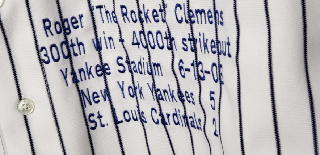 Roger Clemens 300th Win / 4000 SO Signed Jersey (1 of 7)