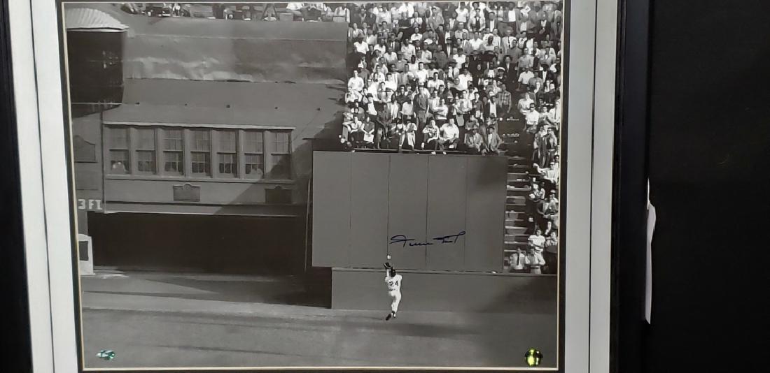 Willie Mays Signed Polo Grounds 1954 "The Catch" (1 of 7)