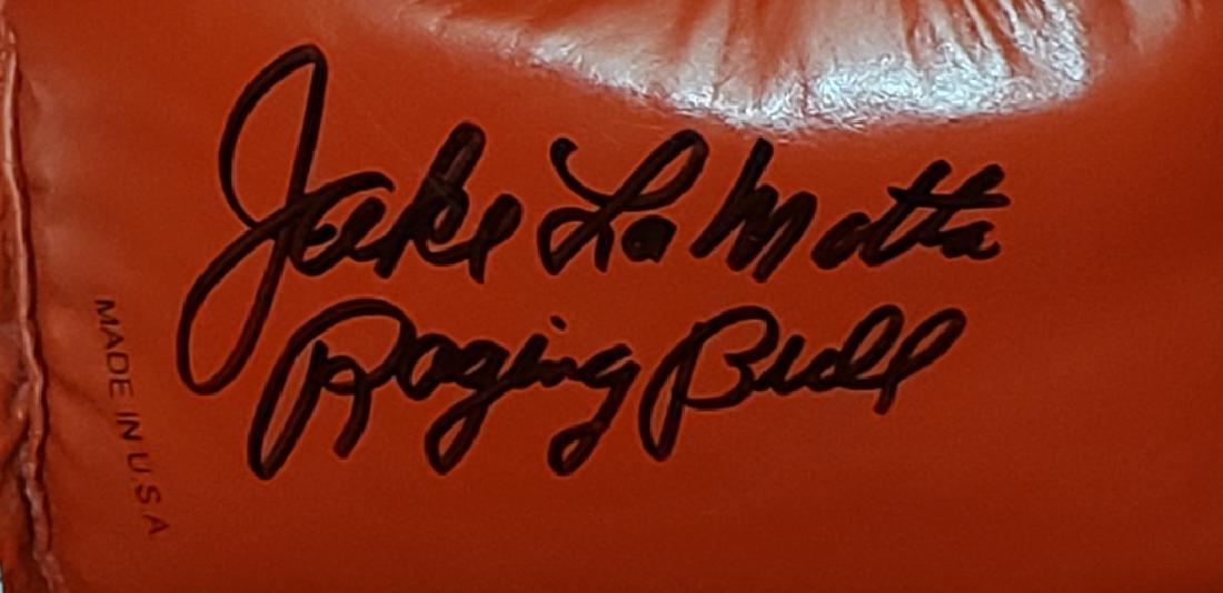 Jake Lamatta The "Raging Bull" Signed Boxing Glove (1 of 3)