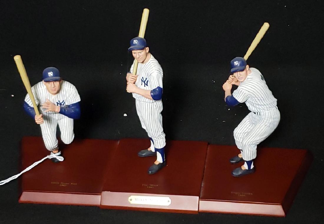 Rare Mickey Mantle in 3 Poses by Danbury Mint (1 of 2)