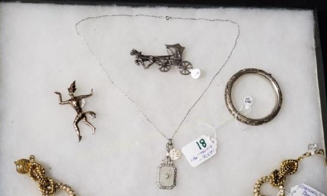 Vintage Jewelry Lot 5 Pcs Sterling (1 of 4)