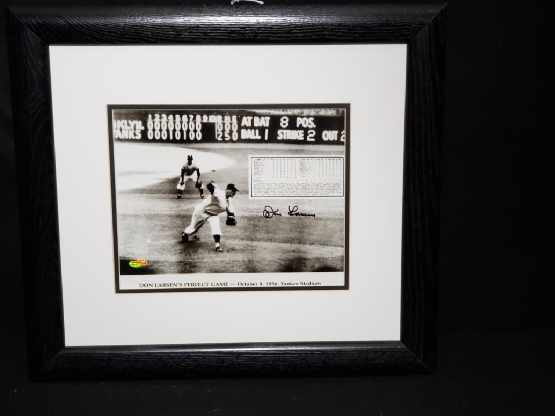 NY Yankee Don Larsen Signed Perfect Game W/Steiner (1 of 4)
