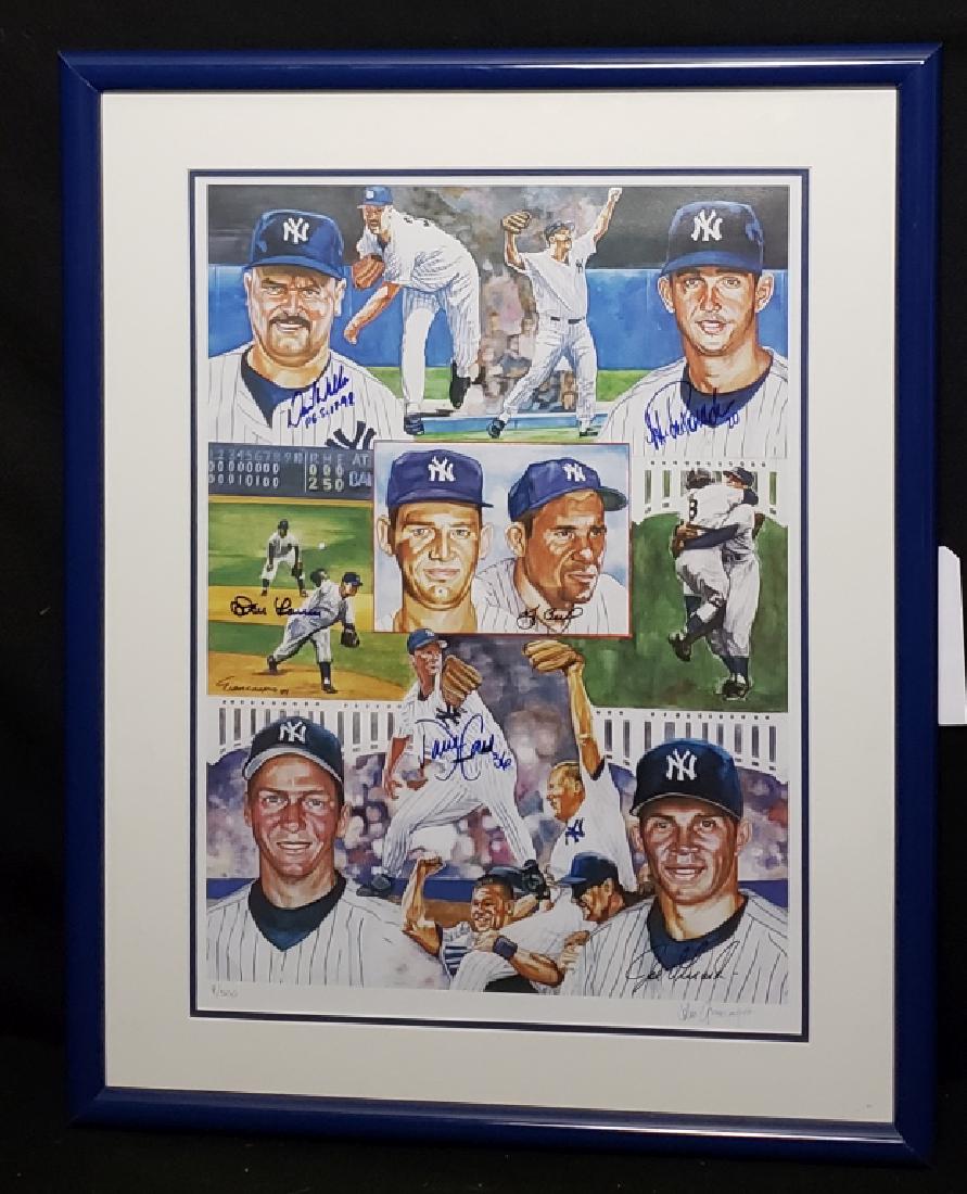 A Perfect Day in the Bronx Signed Yankees Print (1 of 9)