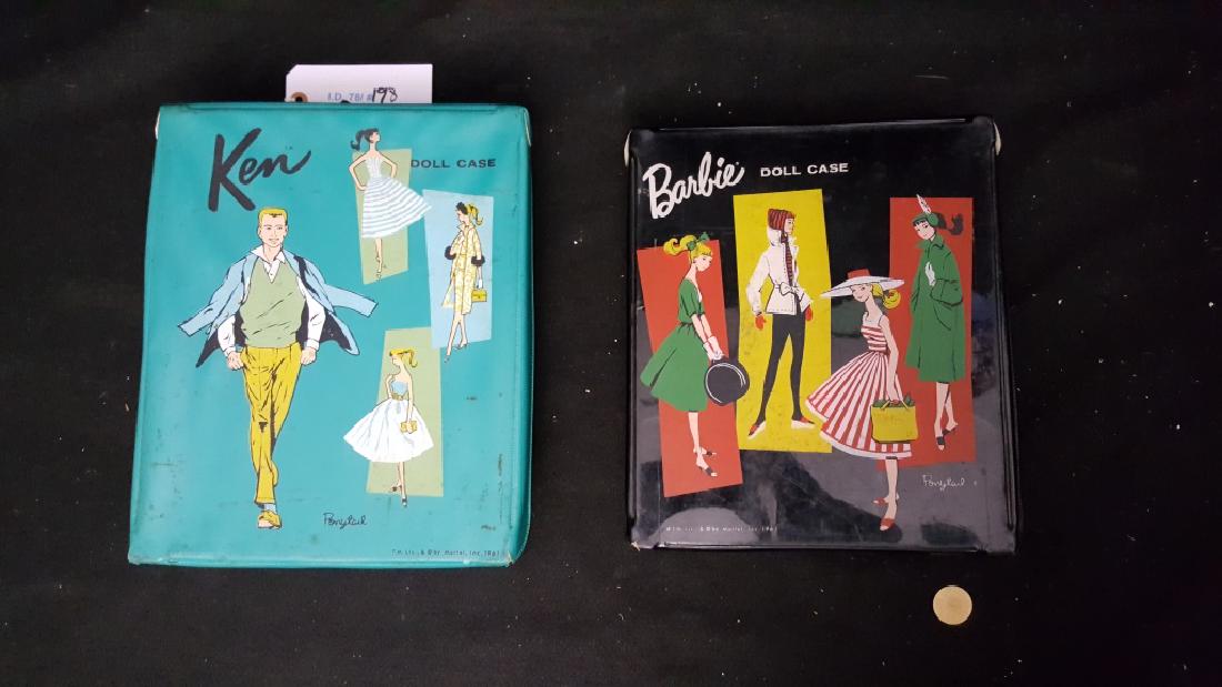 1961 Barbie Doll & Ken Doll Cases "Pony Tail" (1 of 2)