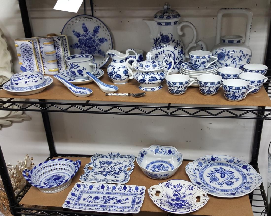 (56) Collection of Various Blue & White Porcelain (1 of 5)