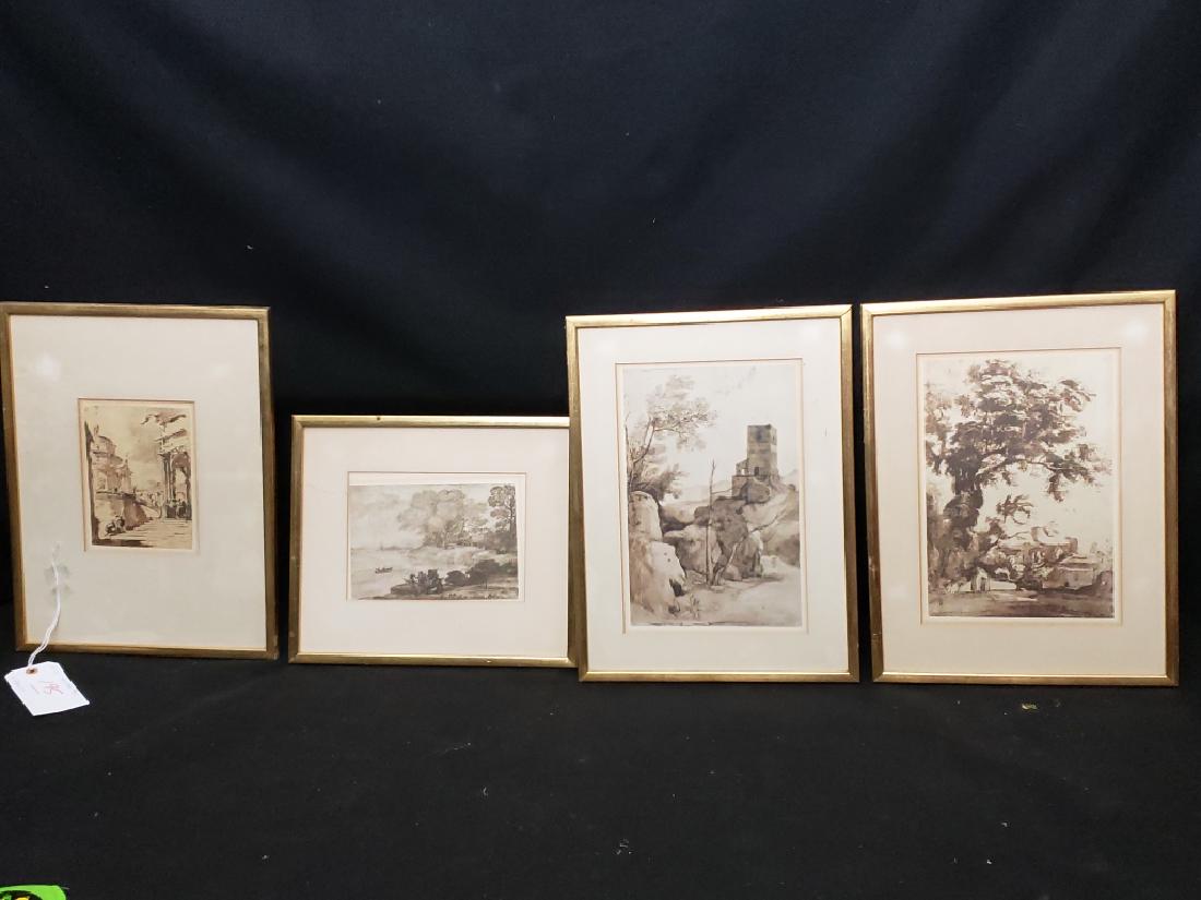 Group of 4 Framed Old Master Reproduction Prints (1 of 5)