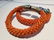 Two Chinese Silver & Enamel Coral (?) Bracelets - 2