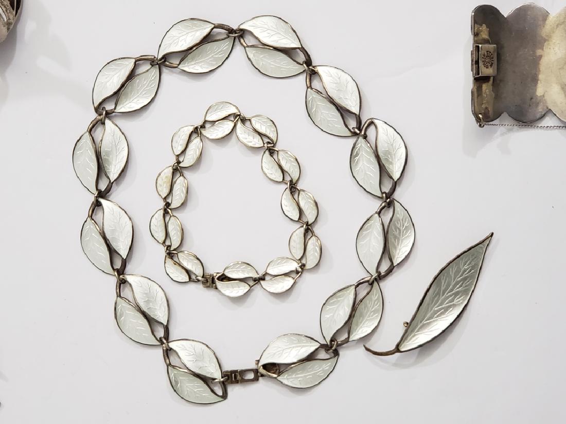 Sterling Silver & Enamel David Andersen Jewelry (1 of 6)