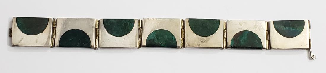 Eilat Stone & Sterling Silver Modern Bracelet (1 of 3)