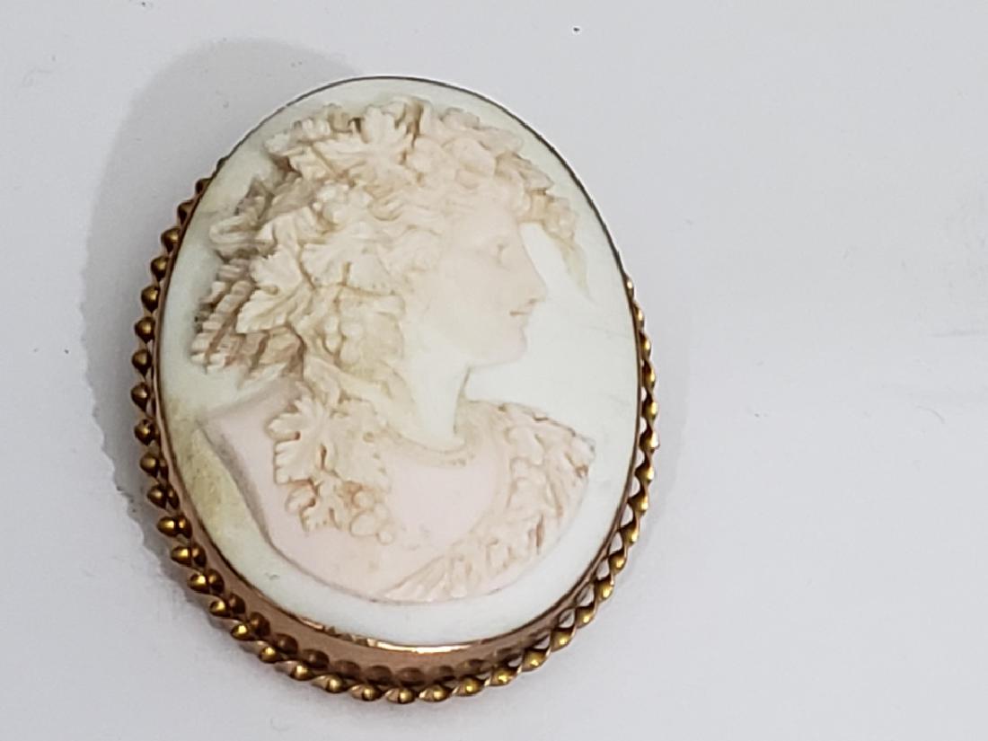 Antique 14K Frame Shell Cameo (1 of 1)