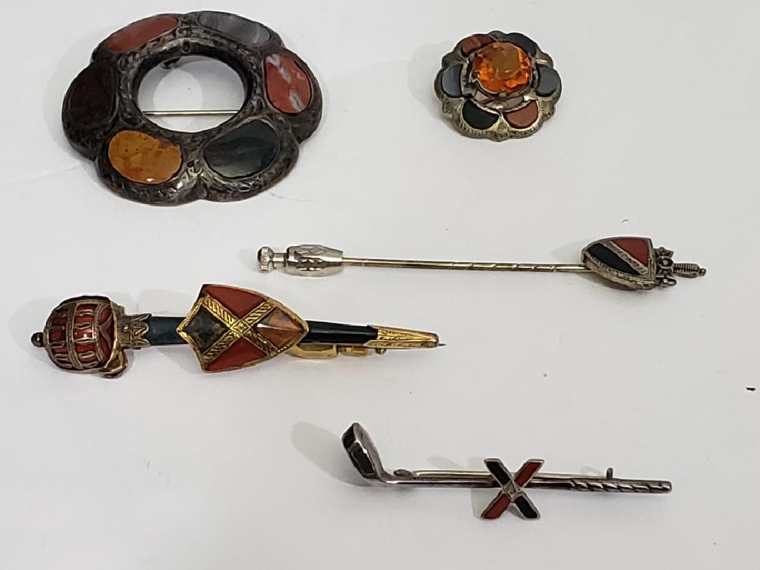 Group of Scottish Jewelry 5 Pieces (1 of 6)
