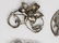 8 Vintage Sterling Silver Flower Pins - 7