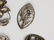 8 Vintage Sterling Silver Flower Pins - 8