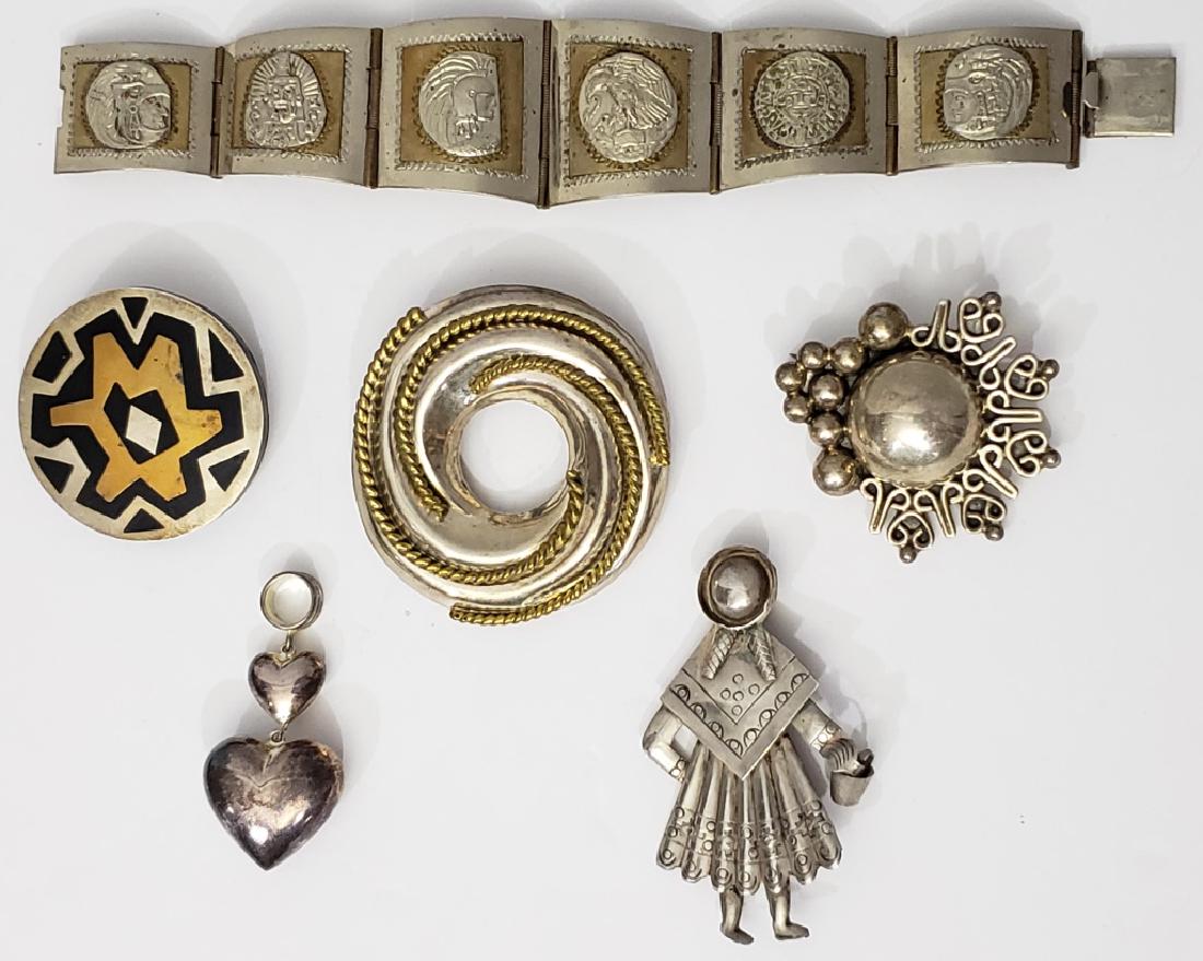 Sterling Silver Jewelry Lot 6 Items (1 of 11)