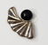 Group of 4 Unusual Vintage Sterling Silver Pins - 4