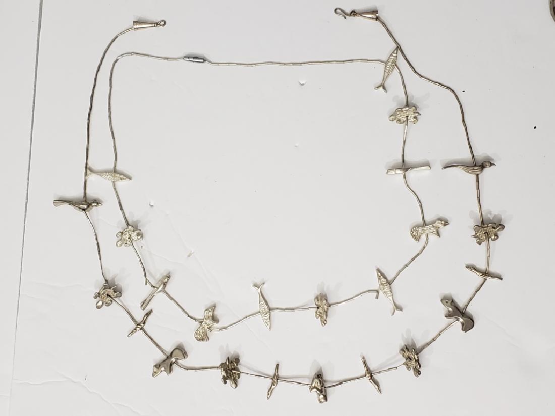 Two Sterling Silver Fetish Animal Necklaces (1 of 5)