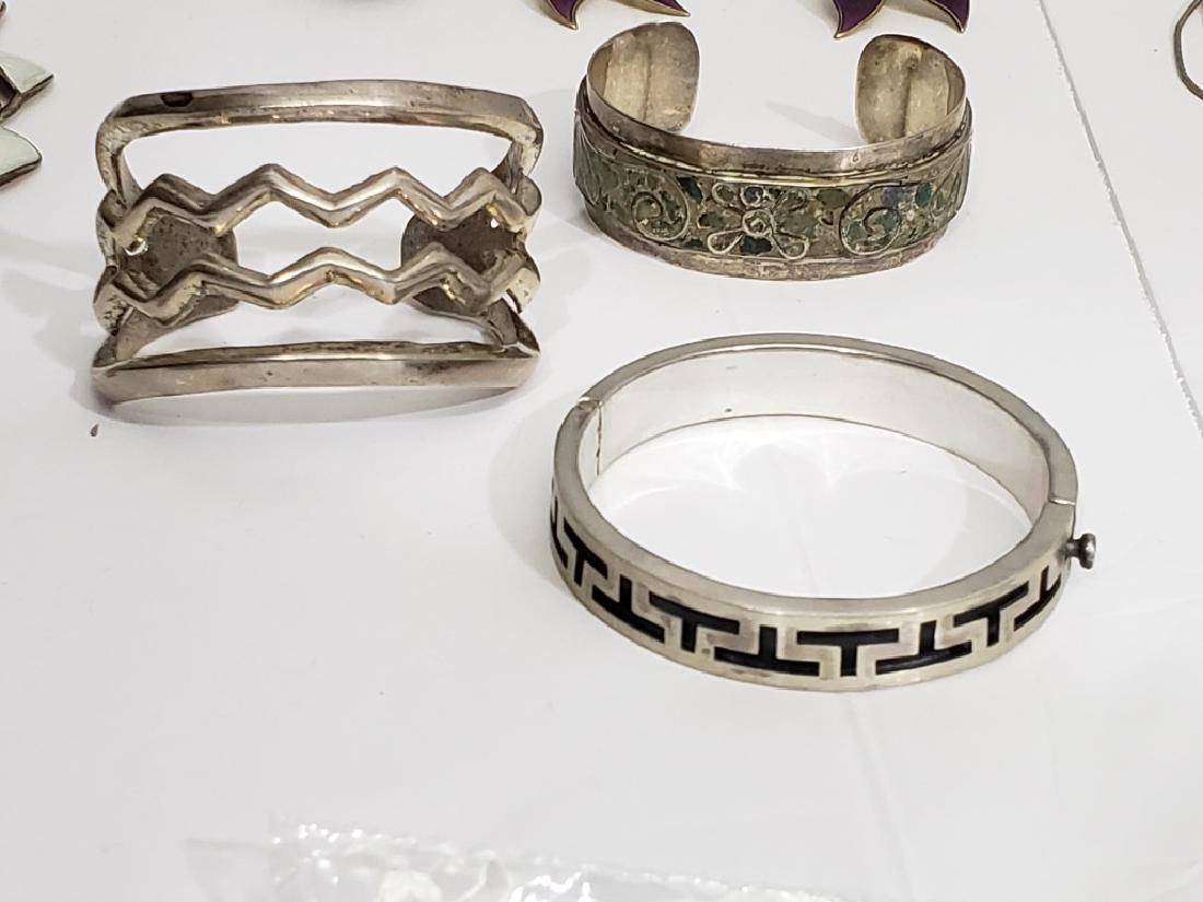 3 Vintage Sterling Silver Bracelets (1 of 6)