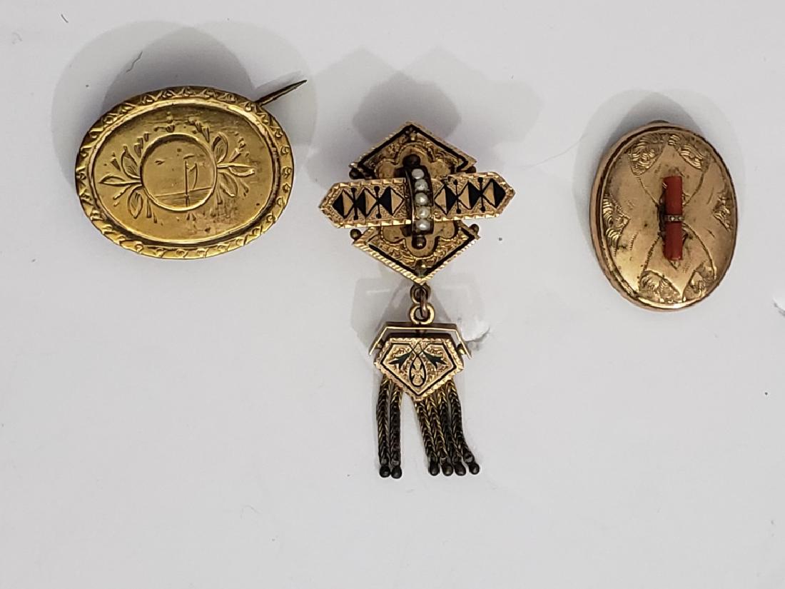 Victorian Gold Filled Jewelry Group (3) (1 of 2)