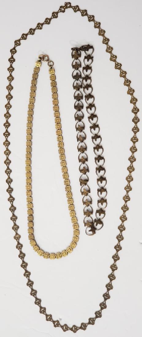 3 Victorian Gold Filled Chains (1 of 2)
