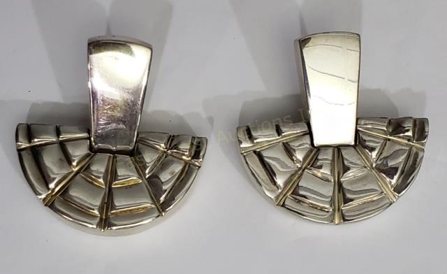 Pair Patricia Von Musulin Sterling Silver Earrings (1 of 4)