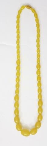 Yellow Amber (?) Necklace (1 of 3)