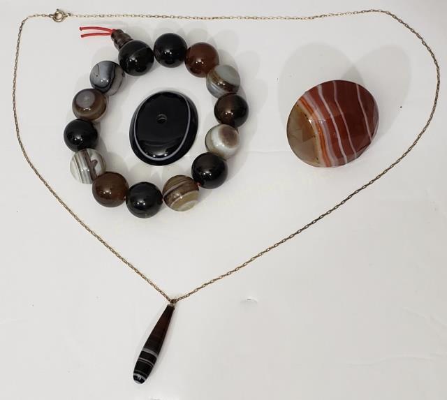Agate / Banded Agate Group (4) Jewelry (1 of 3)