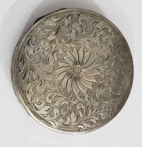 .900 Silver Compact With Austrian Hallmarks (1 of 3)