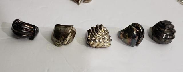 Group of 5 Krypell Rings Sterling (1 of 3)