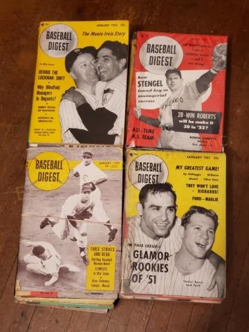 Baseball Digest / Complete Years 1950-1954 (1 of 5)